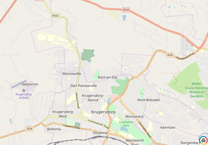 Map location of Rant-En-Dal
